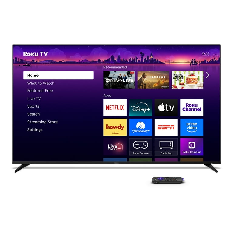 Roku Smart TV 2025 – 65- Inch Pro Series, 4K QLED Mini-LED TV