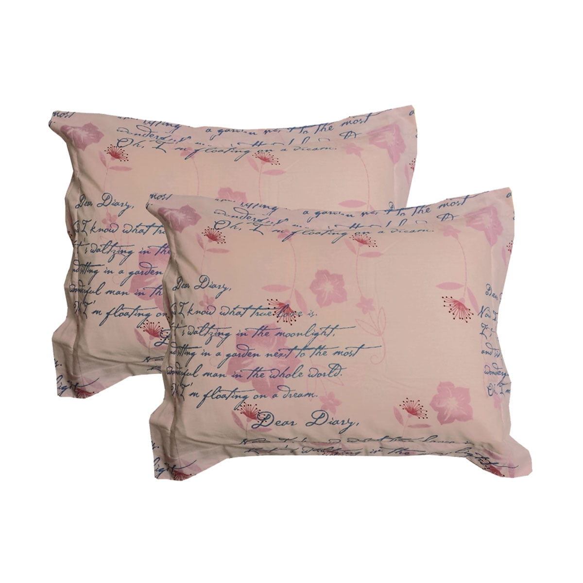 Disney Princess Pillow Sham Set Dear Diary Bed Accessories