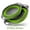 Round-Green, variant on Silicone Folding Drainer Basket Portable Kitchen Strainer Fruit Vegetable Washing Folding Drainer Kitchenware Drain Device