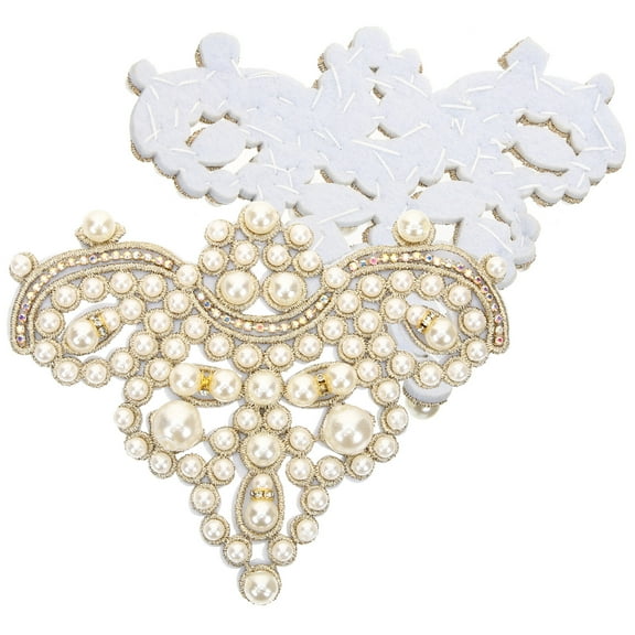 Mizh 2pcs Clothes Applique Decors DIY Hat Clothes Patch Delicate Shoes Patch