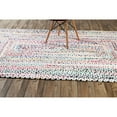 thumbnail image 2 of Hand-Woven Colorful Cotton Area Rugs - Vibrant and Artistic Touch for Your Space 5'x8' Rectangle, 2 of 5