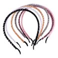 thumbnail image 1 of 6pcs Cheveux Imitation Cristal Main Tricot Perles Bandeau pour Fille, 1 of 7