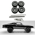 thumbnail image 6 of Colcolo 4 Pieces RC Car Wheels and Tires RC Alloy Car Accessories for 1/64 Scale DIY Argent C, 6 of 8