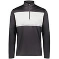 thumbnail image 3 of Holloway Sportswear XL Prism Bold 1/4 Zip Pullover Black/White 222591, 3 of 5