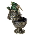 thumbnail image 2 of Green Dragon Ornate Egg Trinket Box by Medieval Collectibles, 2 of 2
