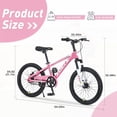 thumbnail image 2 of Ambifirner  Mountain Bike-7-Speed 20 Inch Bicycle, Frone Disc Brakes, Bike for Teen Riders and Adventurers Red, 2 of 8