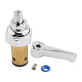 thumbnail image 3 of MYG for T&S Brass 002713-40 Spindle Assembly Lever Handle, Replacement Part for Faucets, Smooth Operation, Easy Installation, for Durable Brass Construction, Blue (Cold), 3 of 10