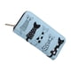 thumbnail image 5 of Qarigey Cartera larga de lujo para mujer, tarjetero para teléfono con gato para mujer, hilos bordados, monedero de cuero de gran capacidad Azul 2Conjunto, 5 of 6