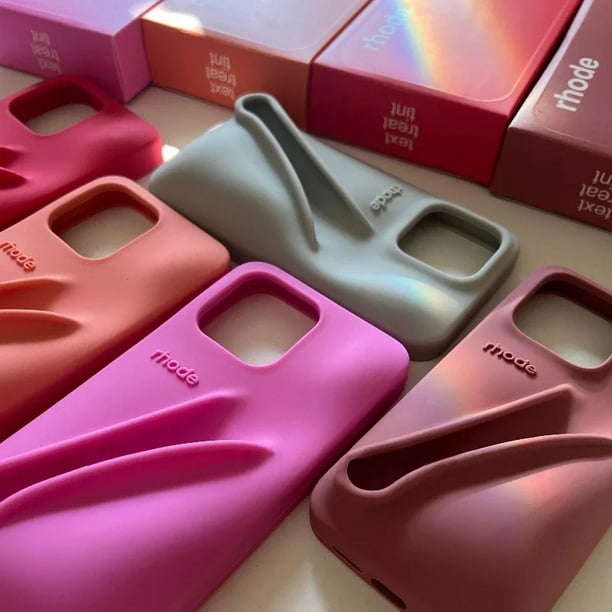 Rhode Lip Gloss Silicone Full Protective Case for iPhone 16 Pro