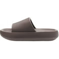 thumbnail image 2 of Slides for Women and Men Summer Foam Pillow Home Indoor Pool House Garden Slippers Sandals Size 9 for Ladies Female Comfy Cushioned Thick Sole 40-41 Grey, 2 of 5