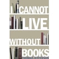 thumbnail image 2 of Art.com I Cannot Live Without Books Thomas Jefferson Quote Plastic Sign Art Print, 16" x 24", 2 of 4