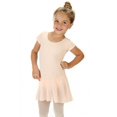 thumbnail image 3 of Elowel Girls' Ruffle Short Sleeve Skirted Leotard Nude Pink (size-2-4 ), 3 of 4