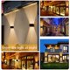 thumbnail image 2 of LED Solar Wall Lamp Outdoor Rainproof Water for Garden Courtyard Intelligent Light Control Lamp Adju, 2 of 5