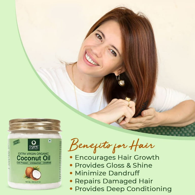 Organic Harvest Cold Pressed Extra Virgin Coconut Oil For Men