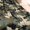 thumbnail image 3 of Classic Camo Green Brown Pattern Blanket,Comfortable Soft Flannel Throw Blanket,All Season,Warm Lightweight Blankets for Sofa Bed Couch Living Room Chair,30"x40", 3 of 4