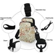 thumbnail image 5 of HELLHERO Elegant Rustic Style Polyester Adjustable Shoulder Strap Crossbody Bag 2 Layers Outdoor Travel Lightweight, 5 of 7