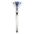 thumbnail image 3 of Clara Pucci 14K White Gold 1.5ct Tanzanite Solitaire Ring for Women, 3 of 8