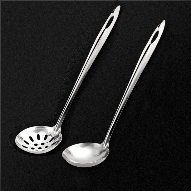 Seenda Premium 11 Inch Stainless Steel Ladle Set, HeavyDuty Metal