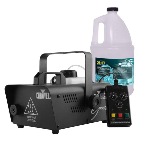 Chauvet DJ Hurricane 1200 Fog Machine with Gallon of Chauvet Fog Juice Package