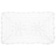 thumbnail image 1 of Mantel individual de flores de ganchillo hecho a mano, delicado cojín de encaje de algodón trenzado, ahuecado, decorativo para mesa de boda (blanco, 30 x 50 cm), 1 of 8