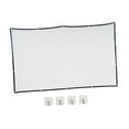 thumbnail image 3 of colcolo 16:9 Foldable Projection Screen Washable Compact Accessories Portable with Hooks 84inch, 3 of 8