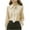 Khaki, variant on successthop Oversized Long Sleeve Shirts for Women Casual Collar with Tie Blouse Lightweight Tops Solid Outfits XL