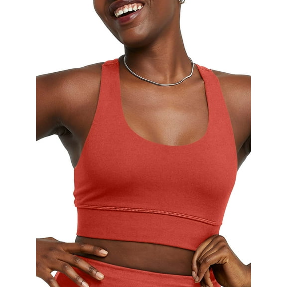 Hanes Originals Women's Longline Sports Bra, Sizes XS-XXL