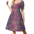 thumbnail image 4 of Vestido Visionario de Manga Corta Ropa femenina vestidos elegantes para mujeres elegante vestido de novia para invitadas, 4 of 8