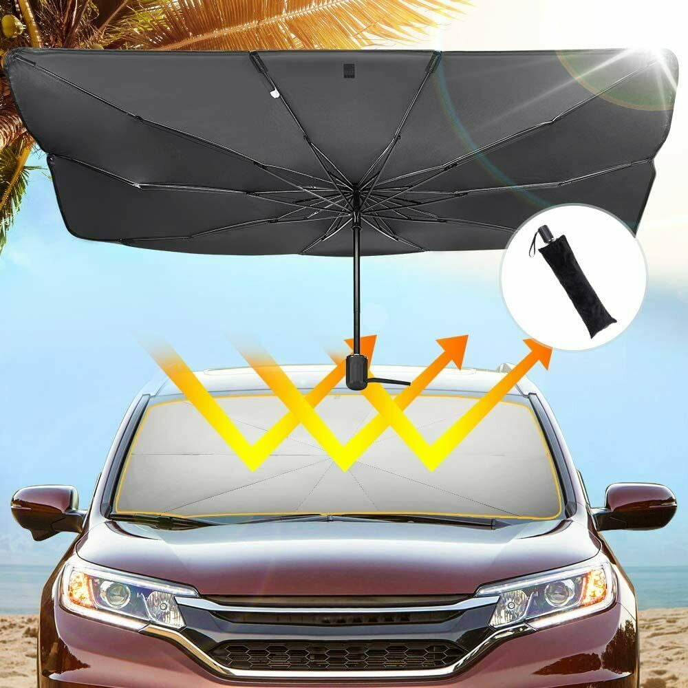 Foldable Car SUV Windshield Sunshade Front Window Cover Visor Sun Umbrella Shade 