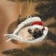 thumbnail image 5 of Colgante decorativo de perro navideño, accesorios decorativos para árbol de Navidad, 5 of 5