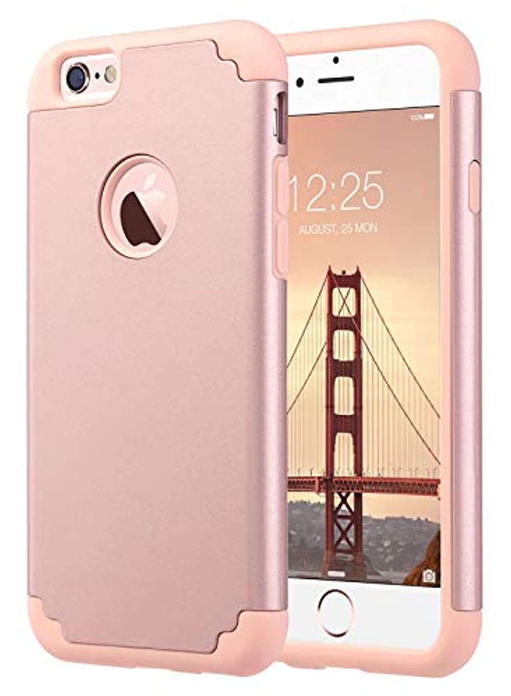 spellen Bedoel proza iPhone 6 Case, iPhone 6S Case (4.7 inch), ULAK Slim Dual Layer Protection  Scratch Resistant Hard Back Cover Shockproof TPU Bumper Case for Apple  iPhone 6 / 6s 4.7 inch - Walmart.com