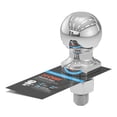 thumbnail image 4 of CURT 40003 Chrome Trailer Hitch Ball, 3,500 lbs, 2-Inch Diameter, 3/4 x 1-3/4-Inch Shank , Universal Fit, 4 of 6