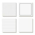 thumbnail image 6 of 80 Sheets Planner Simple Stationery Self-adhesive Reminder Notebook Memo Pad Notepad Stickers Sticky Notes WHITE-GRID, 6 of 8