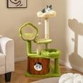 thumbnail image 2 of Gymax 40'' Cat Tree Tower w/Perch Condo Platforms Hanging Toy Spring Ball for Indoors, 2 of 10