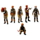 thumbnail image 2 of 6 figuras de bomberos a escala 1:64, regalo de exhibición para Tiny Peoples, mini muñecas de bomberos pintadas a mano para hombres y entusiastas de, 2 of 9