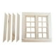 thumbnail image 2 of 1/12 casa de decoración de ventana en mini regalos para niñas accesorios de muebles Mini juguetes para DIY 16 paneles para jardín Sunnimix ventanas de la casa de muñecas, 2 of 8