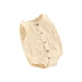 thumbnail image 1 of EYIIYE Barboteuse Sans Manches pour Bébés Filles et Garçons 3M 6M 12M 18M Nouveau-Né Mignon Col Rond Combinaison Décontractée Été, 1 of 9