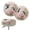 Retro Hummingbird Flower Beige, variant on Renewold Round Stool Covers Washable Stretch Bar Stool Seat Cover 12"-14" Dustproof Stool Slipcover for Home Bar Easter Decor, 2 Count, Retro Easter Bunny Floral