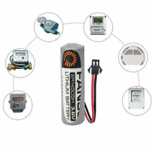 4 Pack ER14505H Battery AA ER14505 Battery 2700mAh 3.6V Battery with Plug