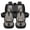 Grey3, variant on HQBQBUG Car Seat Cover Full Set Fit for Toyota RAV4(Not for Hybrid) 2013-2024 2025 Comfort Leather Seat Covers Cushion Waterproof Automotive Seat Protector Grey,FullSet(5Seat)