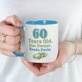 thumbnail image 3 of CafePress - Needs Parts 60 Mug - 11 oz Ceramic Mug - Novelty Coffee Tea Cup, 3 of 3