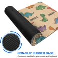 thumbnail image 6 of Long Mouse Pads for Desk,Beige Dinosaur Text Pattern Desk Mats on Top Of Desks, Desk Mouse Pad Extra Large with 3mm Non-Slip Base and Stitched Edge for Gaming,Office,Work,Home 31.5"x15.7", 6 of 6