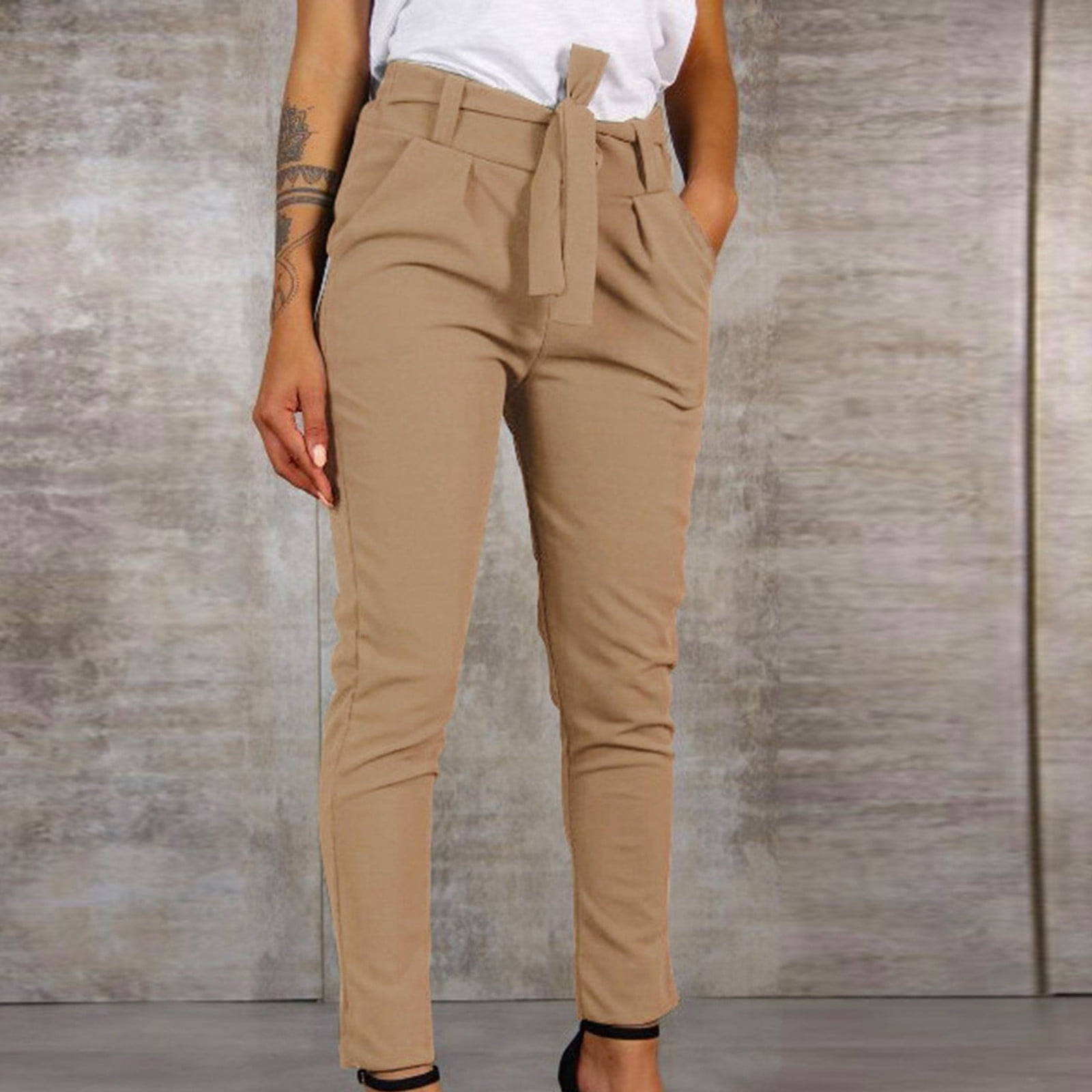 Js High Waist Jeans Khaki Pants for woman Babae Maong Office suit Skinny  Jeans