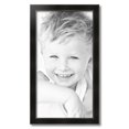 thumbnail image 2 of ArtToFrames 15" x 28" Honors Black with Silver Picture Frame, 15x28 inch Black Wood Poster Frame (WOM-5157),  Pack, 2 of 7