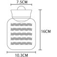 thumbnail image 5 of Jinsinto 2 Pack Silicone Thermos, Mini Microwave Heated Portable Winter Hot Water Bottle with Cute Knitted Sleeve for Warming Hands, Feet and Stomach, Pain Relief, Cold and Heat Therapy., 5 of 5