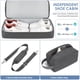 thumbnail image 5 of Bolsa deportiva ETRONIK, bolsa de viaje grande con compartimento para zapatos, 55 L, color gris, 5 of 7