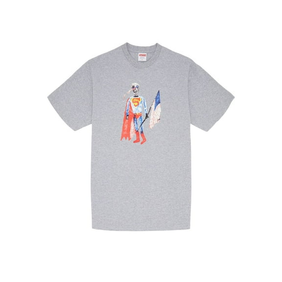Supreme Men's Skeleton Tee Heather Grey, from StockX