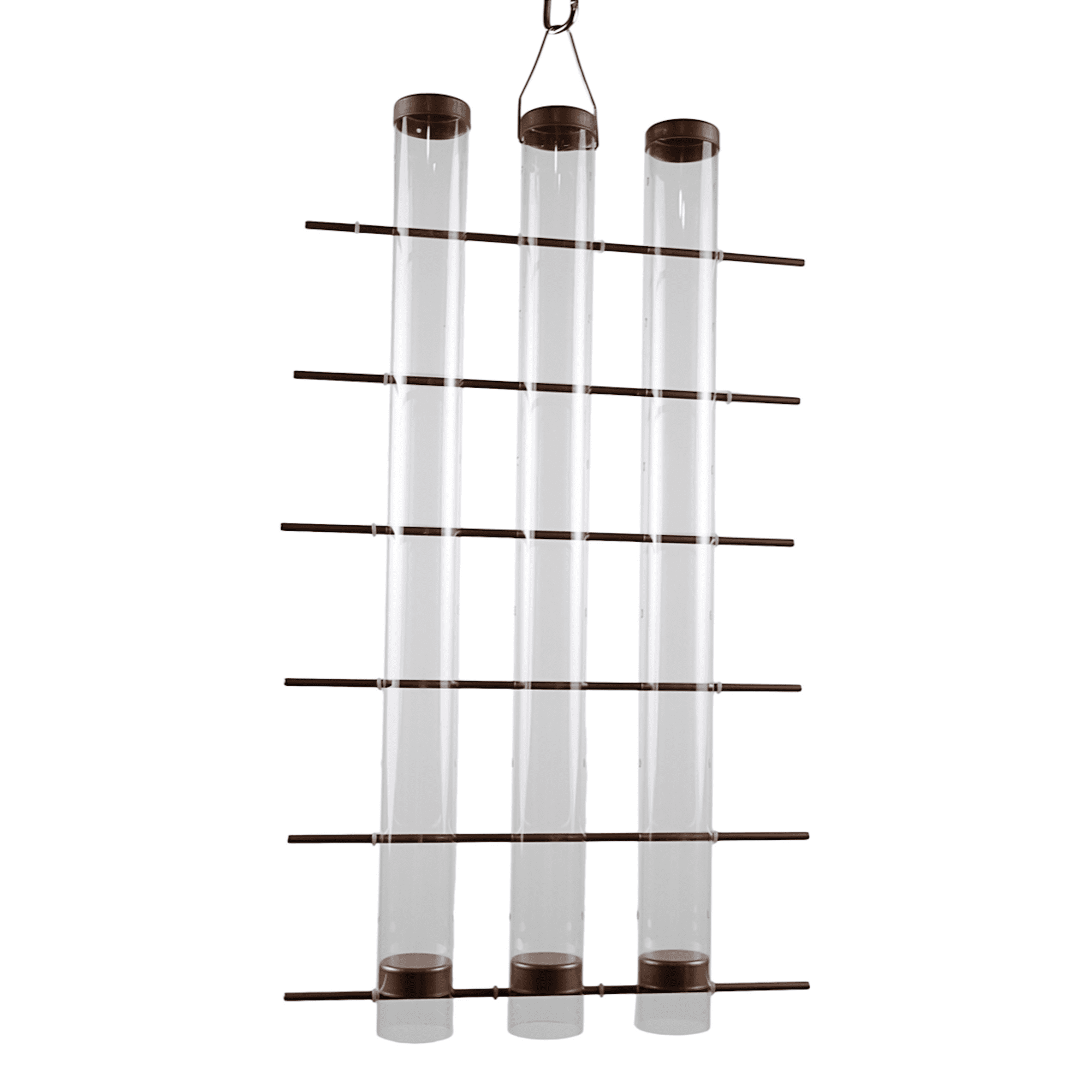 Songbird Essentials Bird Feeder Bird Seed Thistle Finch Feeder 3 Tube Copper
