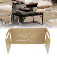 thumbnail image 3 of Estufa Plegable De 4 Placas, Parabrisas De Acero Al Carbono A Prueba De Viento Para Acampar, Barbacoa Al Aire Libre, 3 of 7