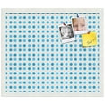 thumbnail image 2 of PinPix 20x17 Custom Cork Bulletin Board Bule Polka Dot Poster Board Has a Fabric Style Canvas Finish, Framed in Bule Polka Dot, by ArtToFrames (PinPix-341), 2 of 6